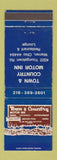 Matchbook Cover - Town and Country Motor Inn Warren OH WEAR