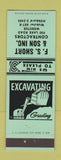 Matchbook Cover - FS Short Contractor Webster NY