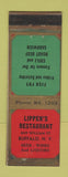 Matchbook Cover - Lippen's Restaurant Buffalo NY WEAR