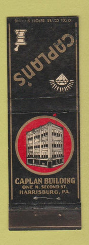 Matchbook Cover - Caplan's Drug Harrisburg PA