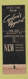 Matchbook Cover - Caplan's Drug Harrisburg PA