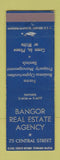 Matchbook Cover - Bangor Real Estate Agency ME?