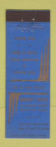 Matchbook Cover - Market Lunch Brighton MA