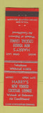 Matchbook Cover - Harry's New Yroker Chicago IL