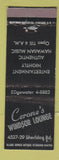 Matchbook Cover - Cerone's Windsor Lounge Chicago IL