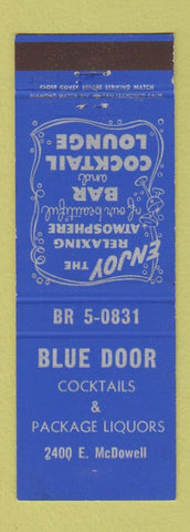 Matchbook Cover - Blue Door Bar