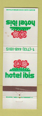 Matchbook Cover - Hotel Ibis Houston TX