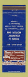 Matchbook Cover - Town and Country Motor Inn Warren OH WEAR