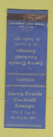 Matchbook Cover - Larry Travis Cocktail Lounge WEAR