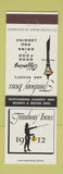 Matchbook Cover - Treadway Inns CHAIN MA NY