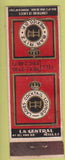 Matchbook Cover - Bar Ritz La Central Railroad Mexico