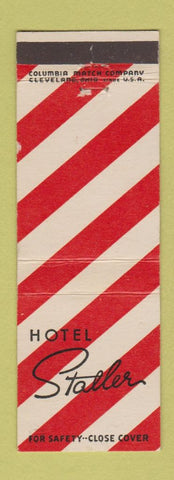Matchbook Cover - Hotel Statler Boston Buffalo Detroit Los Angeles Washington DC