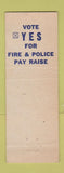 Matchbook Cover - Camden Police Firemen NJ? WEAR
