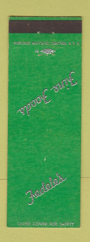 Matchbook Cover - Fedele's Restaurant Madison WI Italian