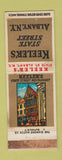 Matchbook Cover - Keeler's Restaurant Albany NY WORN