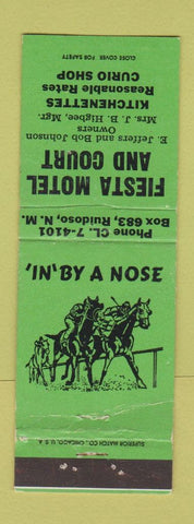 Matchbook Cover - Fiesta Motel Court Ruidoso NM WEAR
