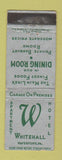 Matchbook Cover - Whitehall Apartment Hotel Haverford PA WEAR