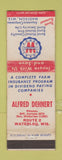 Matchbook Cover - Rural Insurance Group Madison WI WORN