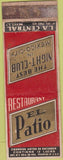 Matchbook Cover - Restaurant El Patio Mexico POOR