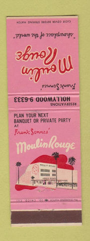 Matchbook Cover - Frank Semmes Moulin Rouge Hollywood CA