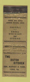 Matchbook Cover - The Dutch Kitchen York PA WEAR