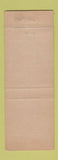Matchbook Cover - Barber's Rose Terrace Restaurant Mercer PA WEAR