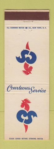 Matchbook Cover - Colonial Meats Chicken Beef Veal Lamb