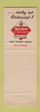 Matchbook Cover - Colonial Meats Chicken Beef Veal Lamb