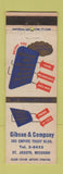 Matchbook Cover - Gibson and Company Loans St Joseph MO WEAR