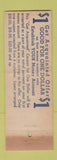 Matchbook Cover - Gibson and Company Loans St Joseph MO WEAR