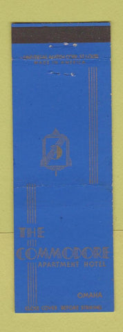 Matchbook Cover - Commodore Apartment Hotel Omaha NE