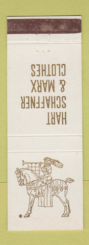 Matchbook Cover - Hart Schaffner Marx Men's Clothes Utica NY