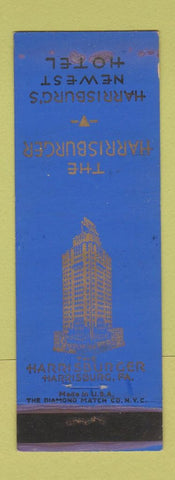 Matchbook Cover - The Harrisburger Hotel Harrisburg PA WEAR