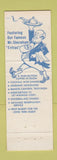 Matchbook Cover - Shoreham Motor Hotel Hartford CT Gold Room