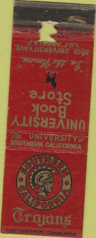 Matchbook Cover - Southern California Trojans USC WORN