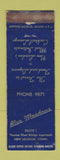 Matchbook Cover - Blue Meadows New London CT restaurant WORN