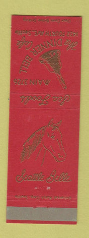 Matchbook Cover - The Dinner Bell Cafe Seattle WA