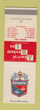 Matchbook Cover - Admiral Benbow Inn Alexandria LA Atlanta Augusta GA