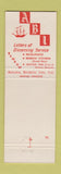 Matchbook Cover - Admiral Benbow Inn Alexandria LA Atlanta Augusta GA