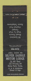 Matchbook Cover - Silver Saddle Motor Lodge Estes Park Colorado