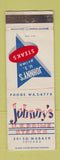 Matchbook Cover - Johnny's Steaks Chicago IL WEAR