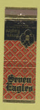 Matchbook Cover - Seven Eagles Des Plaines IL Restaurant