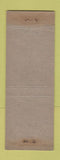 Matchbook Cover - Wilbarger Hotel Vernon TX WORN