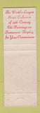 Matchbook Cover - Hotel Pfister Milwaukee WI