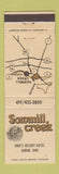 Matchbook Cover - Sawmill Creek Huron OH