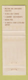 Matchbook Cover - Sawmill Creek Huron OH
