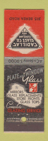Matchbook Cover - Cadillac Glass Company Cleveland OH feature WEAR