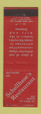 Matchbook Cover - Schellhase's Restaurant Baltimore MD