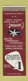 Matchbook Cover - Palmer First Naitonal Bank Sarasota FL