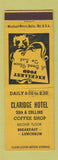 Matchbook Cover - Claridge Hotel Miami Beach?